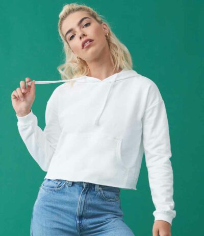 Image for AWDis Ladies Cropped Hoodie