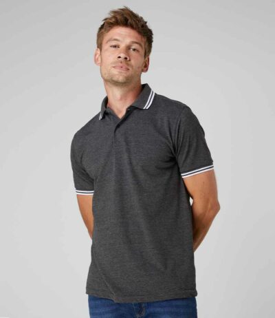 Image for AWDis Stretch Tipped Piqué Polo Shirt