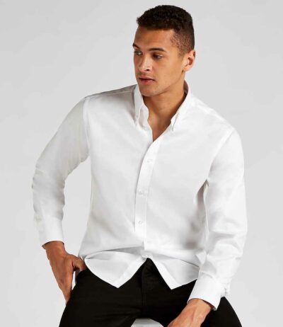 Image for Kustom Kit Premium Long Sleeve Tailored Oxford Shirt
