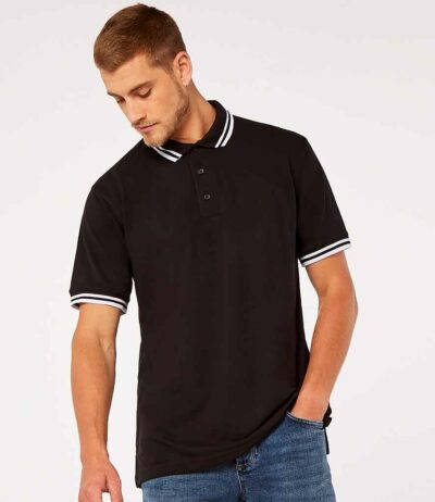 Image for Kustom Kit Contrast Tipped Poly/Cotton Piqué Polo Shirt