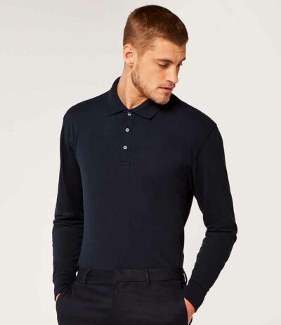 Image for Kustom Kit Long Sleeve Poly/Cotton Piqué Polo Shirt