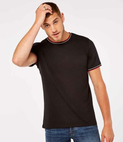 Image for Kustom Kit Fashion Fit Tipped T-Shirt