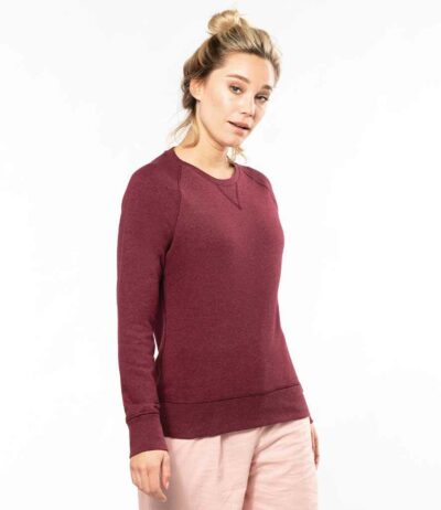 Image for Kariban Ladies Organic Raglan Sweatshirt