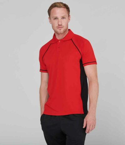 Image for Finden and Hales Performance Panel Polo Shirt
