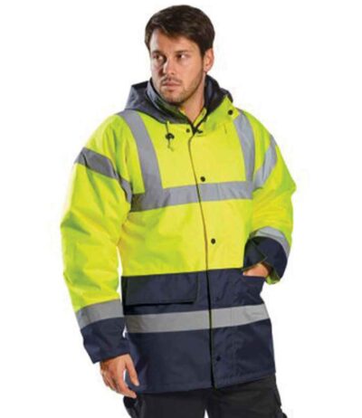 Image for Portwest Hi-Vis Contrast Traffic Jacket