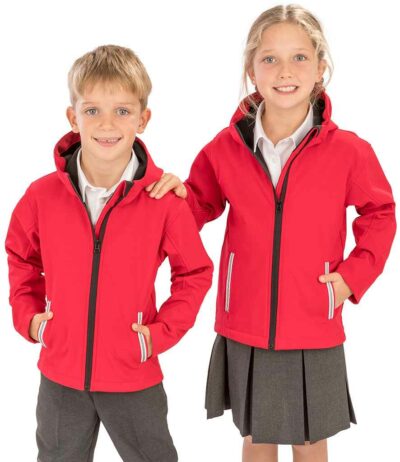 Image for Result Core Kids TX Performance Hooded Soft Shell Jacket
