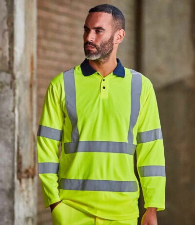 Image for Pro RTX High Visibility Long Sleeve Polo Shirt
