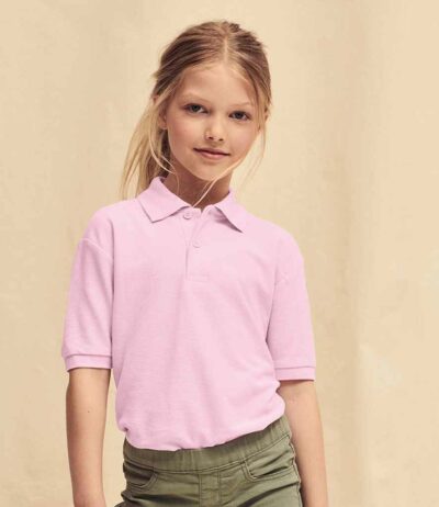 Image for Fruit of the Loom Kids Poly/Cotton Piqué Polo Shirt