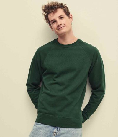 Image for Fruit of the Loom Lightweight Raglan Sweatshirt