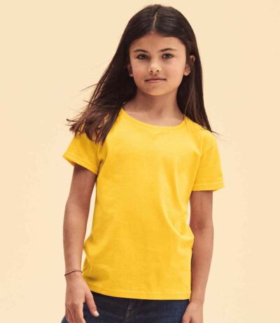 Image for Fruit of the Loom Girls Iconic 150 T-Shirt