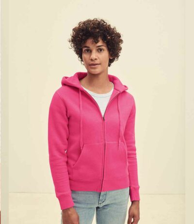 Image for Fruit of the Loom Premium Lady Fit Zip Hooded Jacket