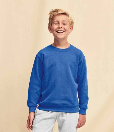 Image for Fruit of the Loom Kids Classic Drop Shoulder Sweatshirt