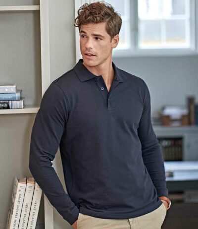 Image for Tee Jays Luxury Stretch Long Sleeve Polo Shirt