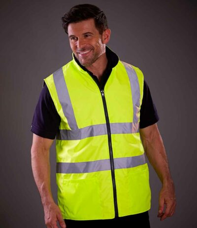 Image for Yoko Hi-Vis Reversible Fleece Bodywarmer